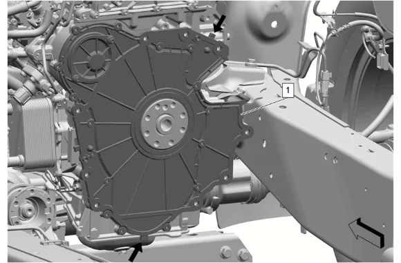 Crankshaft Rear Oil Seal Replacement (2WD) — figure 4