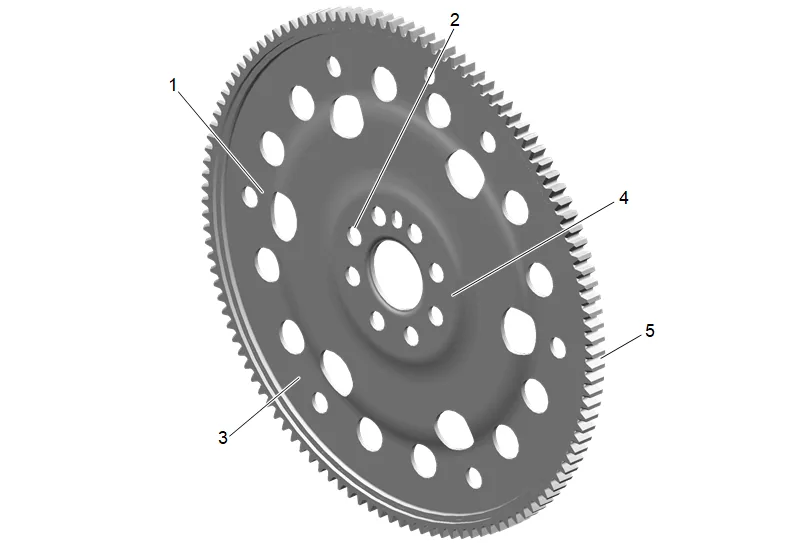 Crankshaft Rear Oil Seal Replacement (2WD) — figure 7