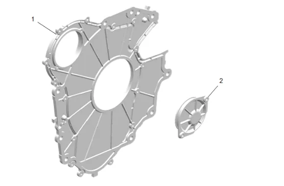 Crankshaft Rear Oil Seal Replacement (2WD) — figure 8