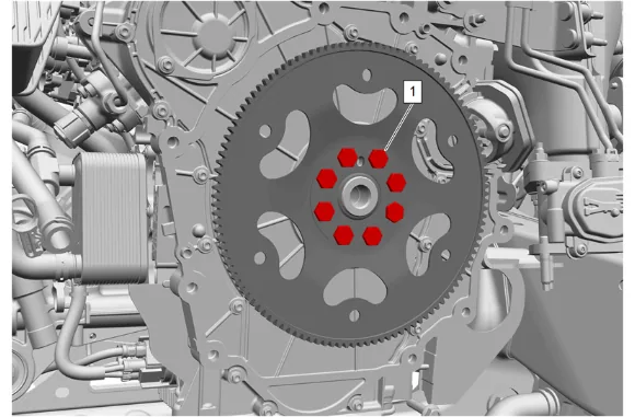 Crankshaft Rear Oil Seal Replacement (2WD) — figure 15