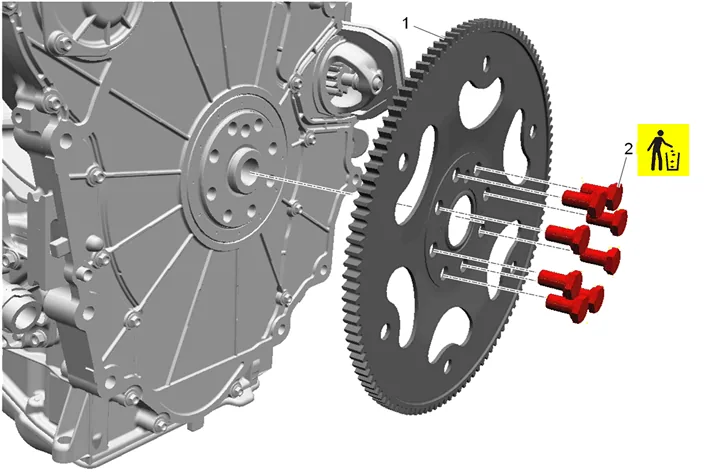 Crankshaft Rear Oil Seal Replacement (4WD) — figure 2