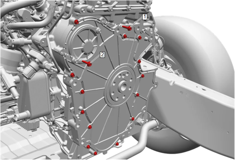 Crankshaft Rear Oil Seal Replacement (4WD) — figure 3