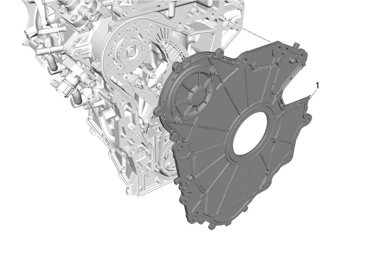 Crankshaft Rear Oil Seal Replacement (4WD) — figure 5
