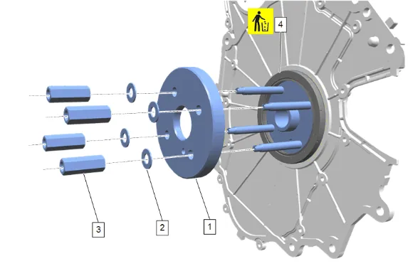 Crankshaft Rear Oil Seal Replacement (4WD) — figure 11