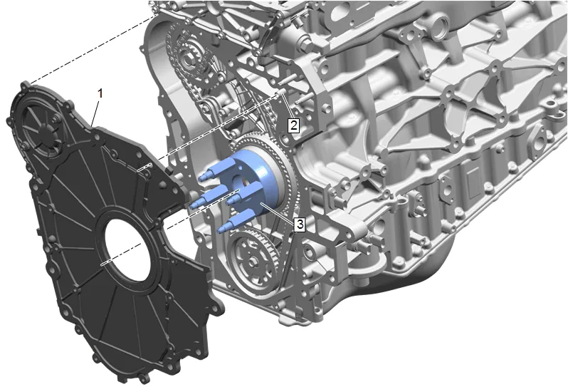 Crankshaft Rear Oil Seal Replacement (4WD) — figure 14