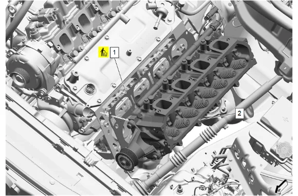Cylinder Head Replacement - Left Side (L87) — figure 47
