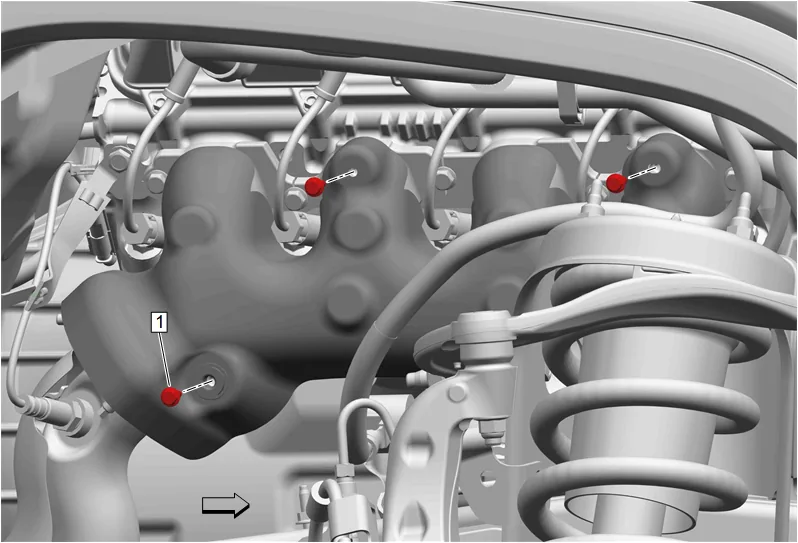 Cylinder Head Replacement - Right Side (L87) — figure 1