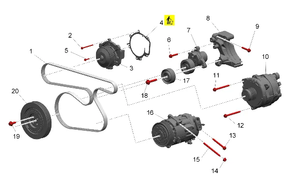 Drive Belt Accessory Components — figure 1