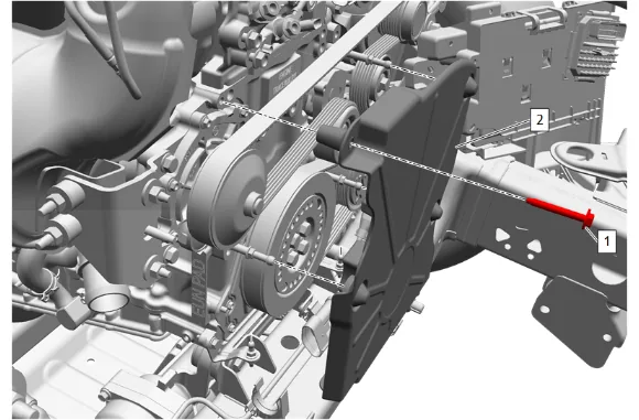 Drive Belt Tensioner Replacement — figure 7