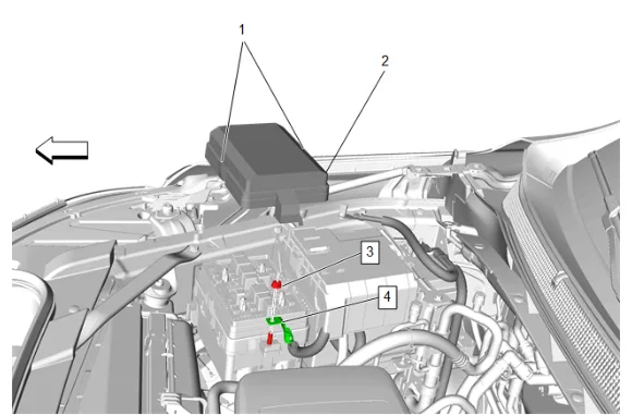 Engine Cooling Fan Motor Replacement (L84, L87) — figure 3
