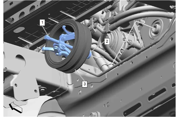 Engine Front Cover Replacement (L84 with WTX) — figure 15