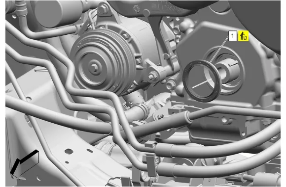 Engine Front Cover Replacement (L84 with WTX) — figure 34