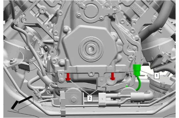 Engine Front Cover Replacement (L87 with WTX) — figure 35