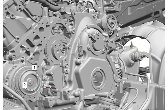 Engine Front Cover Replacement (L87 with WTX) — figure 37