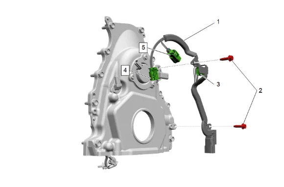 Engine Front Cover Replacement (L87 with WTX) — figure 38
