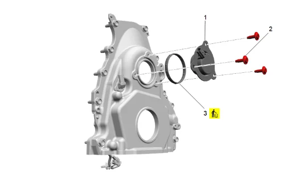 Engine Front Cover Replacement (L87 with WTX) — figure 40