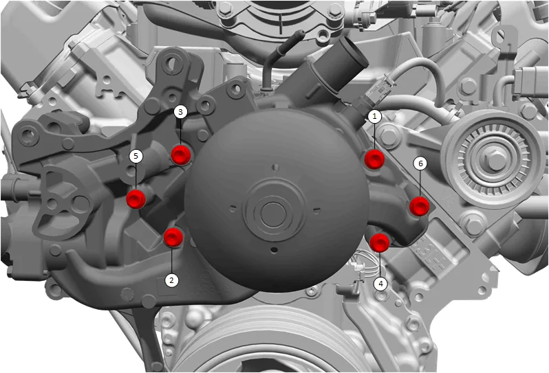 Engine Front Cover Replacement (L87 with WTX) — figure 53