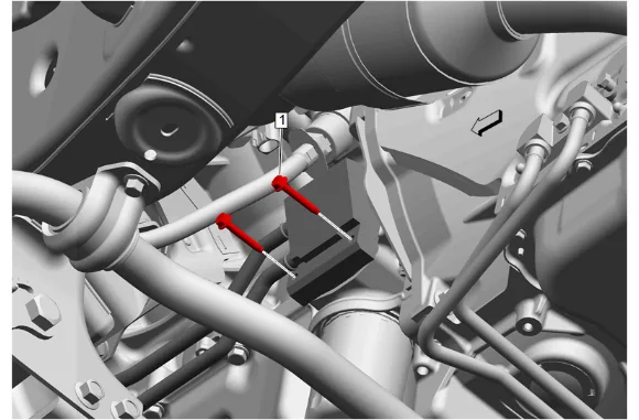 Engine Oil Cooler Hose Replacement (L84, L87 with RC1) — figure 25