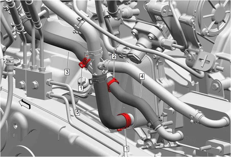 Engine Oil Cooler Replacement (LM2 with 2WD) — figure 1