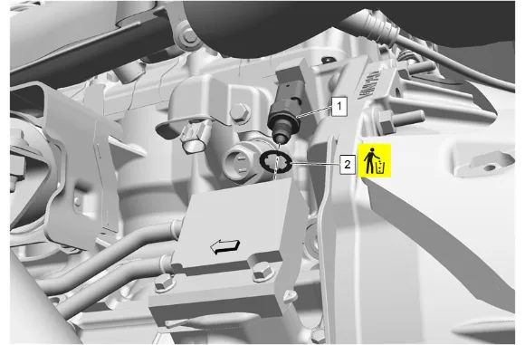 Engine Oil Pressure and Temperature Sensor Replacement — figure 1