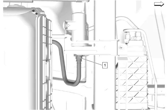 Evaporative Emission Canister Bracket Replacement (Long Wheelbase) — figure 2