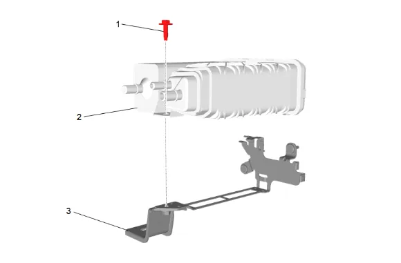 Evaporative Emission Canister Bracket Replacement (Long Wheelbase) — figure 7