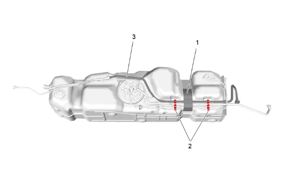 Evaporative Emission Canister Filter Hose Replacement - Canister Side (Long Wheelbase) — figure 7