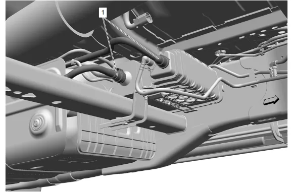 Evaporative Emission Canister Vent Hose Replacement (Short Wheelbase) — figure 2