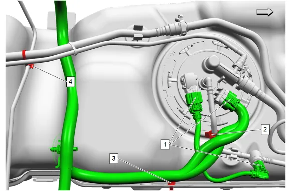 Evaporative Emission Canister Vent Hose Replacement (Short Wheelbase) — figure 7