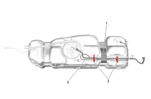 Evaporative Emission Canister Vent Hose Replacement (Short Wheelbase) — figure 9