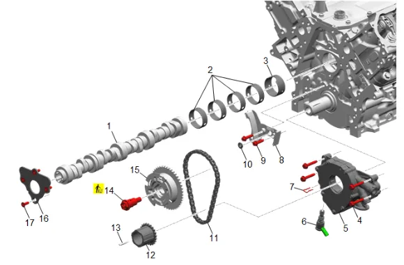 Front of Engine - Internal — figure 1