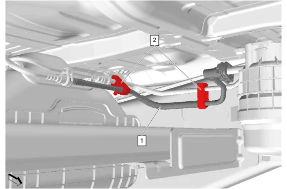 Fuel Feed Hose Replacement - Intermediate (Long Wheelbase) — figure 1