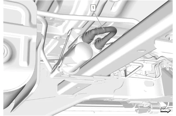 Fuel Feed Pipe Replacement - Underbody (Long Wheelbase) — figure 16