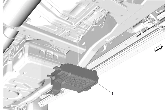 Fuel Feed Pipe Replacement - Underbody (Long Wheelbase) — figure 21