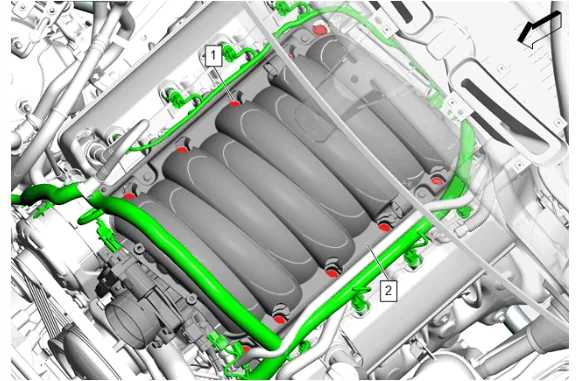 Fuel Feed Pipe Replacement - Underbody (Short Wheelbase) — figure 9