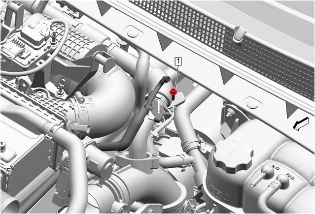 Fuel Injector Fuel Return Pipe Replacement — figure 5