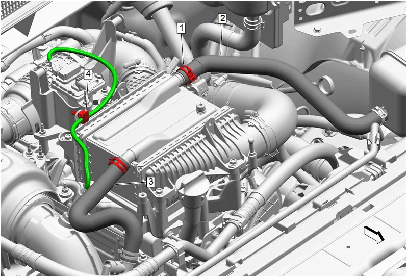 Fuel Injector Fuel Return Pipe Replacement — figure 13