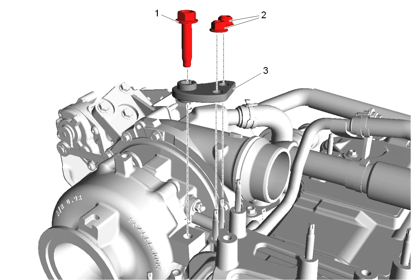 Fuel Injector Fuel Return Pipe Replacement — figure 22