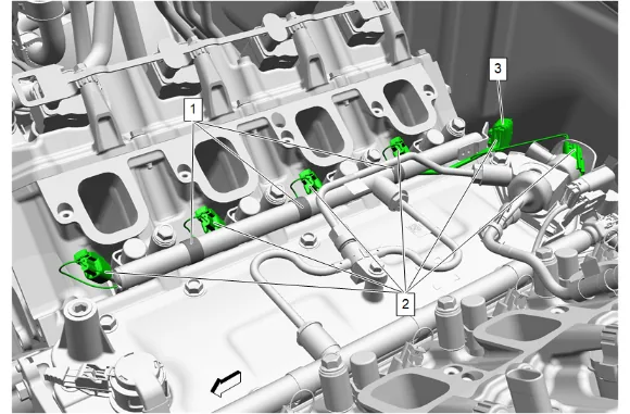 Fuel Injector Wiring Harness Replacement - Bank 2 (L84) — figure 14