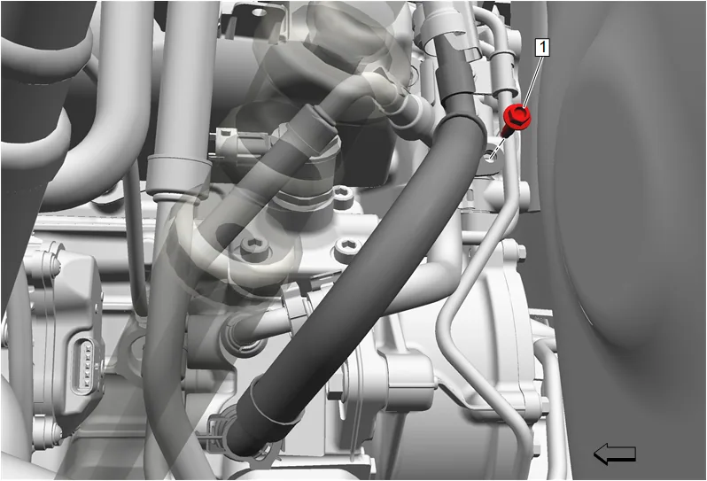 Fuel Pump Fuel Feed Hose Replacement — figure 1