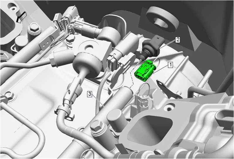 Fuel Rail Pressure Sensor Replacement (L84) — figure 14