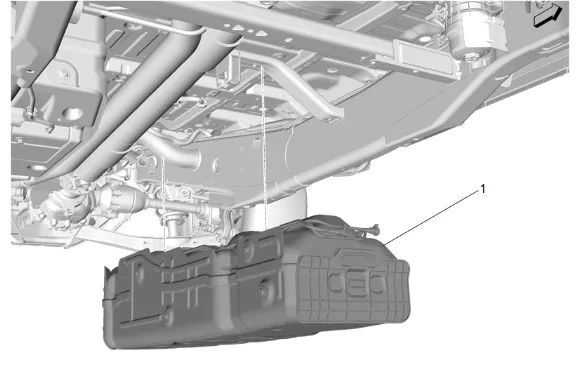 Fuel Tank Filler Vent Hose Replacement (Long Wheelbase) (1) — figure 6
