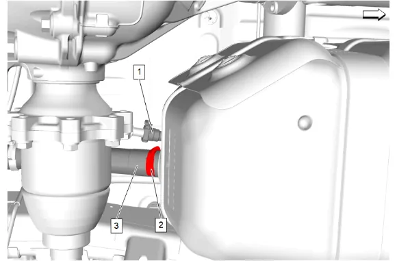 Fuel Tank Fuel Pump Module Replacement (Long Wheelbase) (1) — figure 3