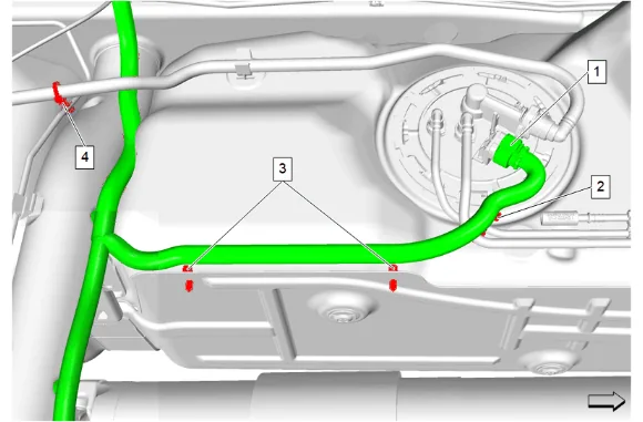 Fuel Tank Fuel Pump Module Replacement (Long Wheelbase) (1) — figure 5