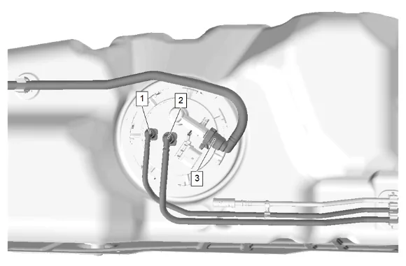 Fuel Tank Fuel Pump Module Replacement (Long Wheelbase) (1) — figure 7