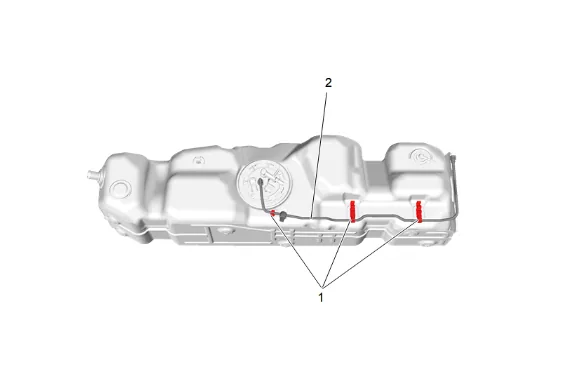 Fuel Tank Fuel Pump Module Replacement (Long Wheelbase) — figure 10
