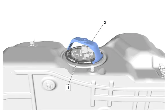 Fuel Tank Fuel Pump Module Replacement (Long Wheelbase) — figure 11