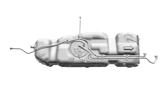 Fuel Tank Fuel Pump Module Replacement (Short Wheelbase) — figure 11
