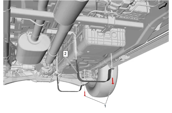 Fuel Tank Pressure Sensor Replacement (Long Wheelbase) — figure 4