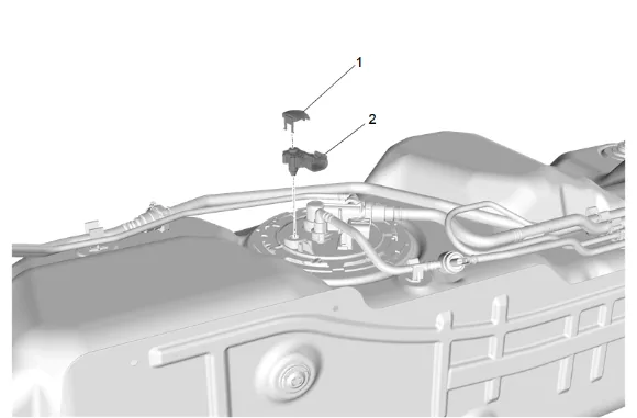 Fuel Tank Pressure Sensor Replacement (Long Wheelbase) — figure 7